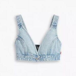New Levi's Joli Denim Crop Top
